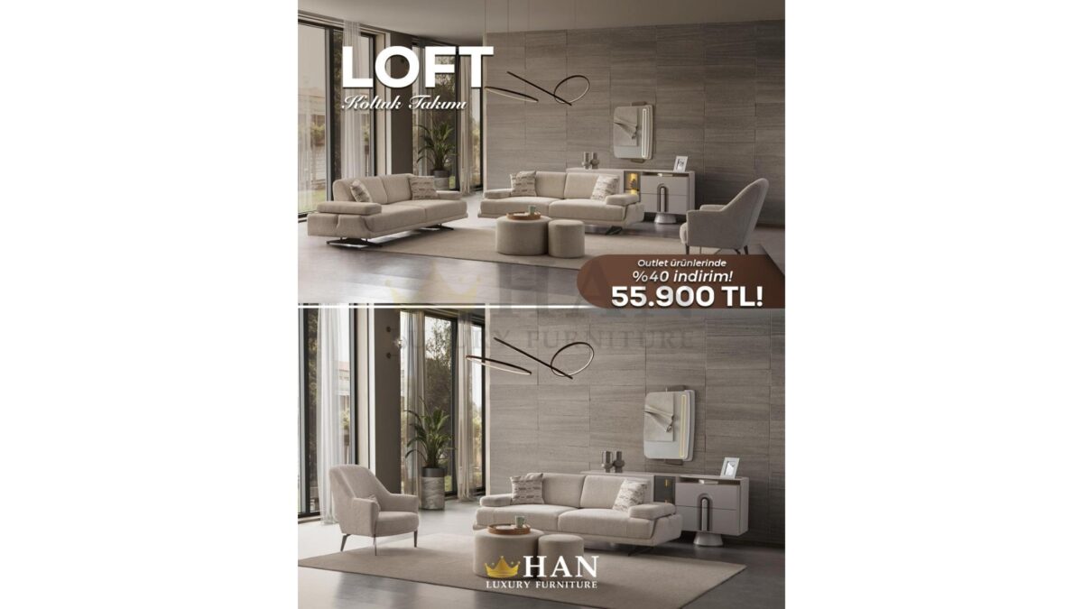 Loft Koltuk Takımı Han Mobilya