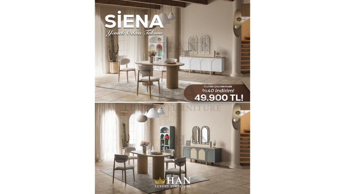 Siena Yemek Odası Han Mobilya
