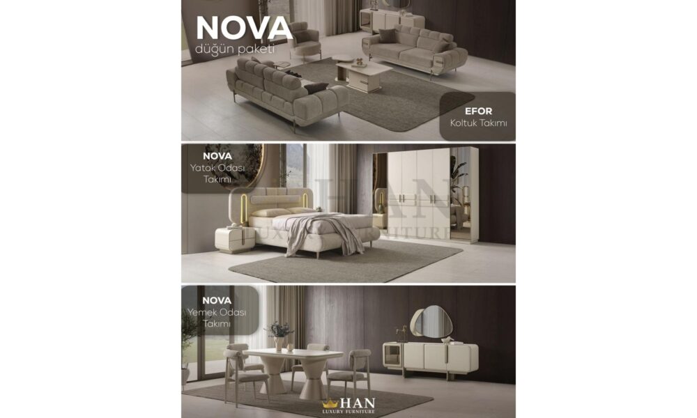 Nova Düğün Paketi Han Mobilya