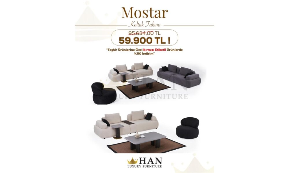 Mostar Koltuk Takımı Han Mobilya