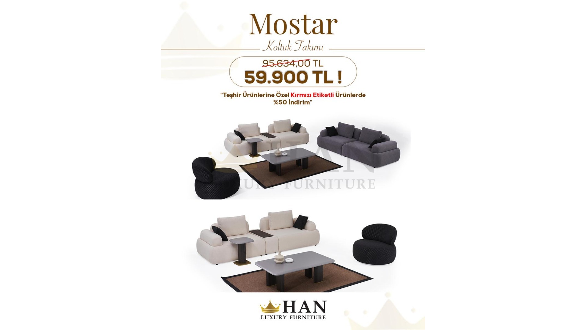 Mostar Koltuk Takımı Han Mobilya Mostar Koltuk Takımı Han Mobilya