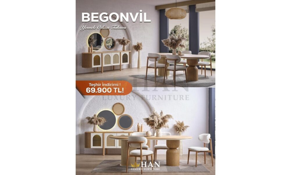Begonvil Yemek Odası Han Mobilya