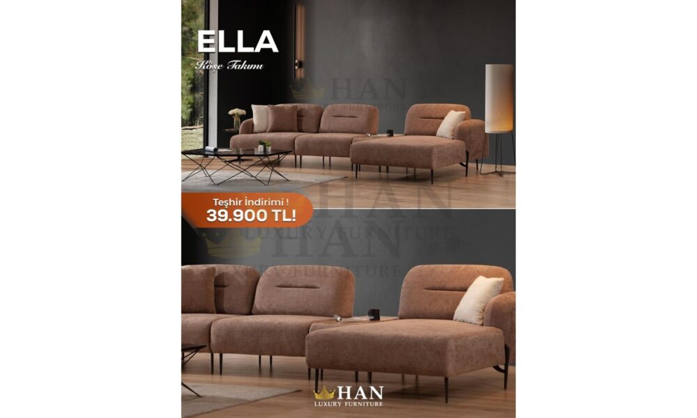 Ella Köşe Takımı Han Mobilya