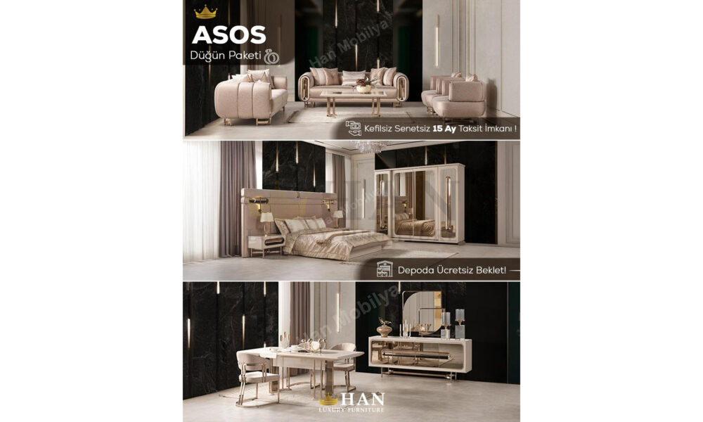 Asos Düğün Paketi Han Mobilya