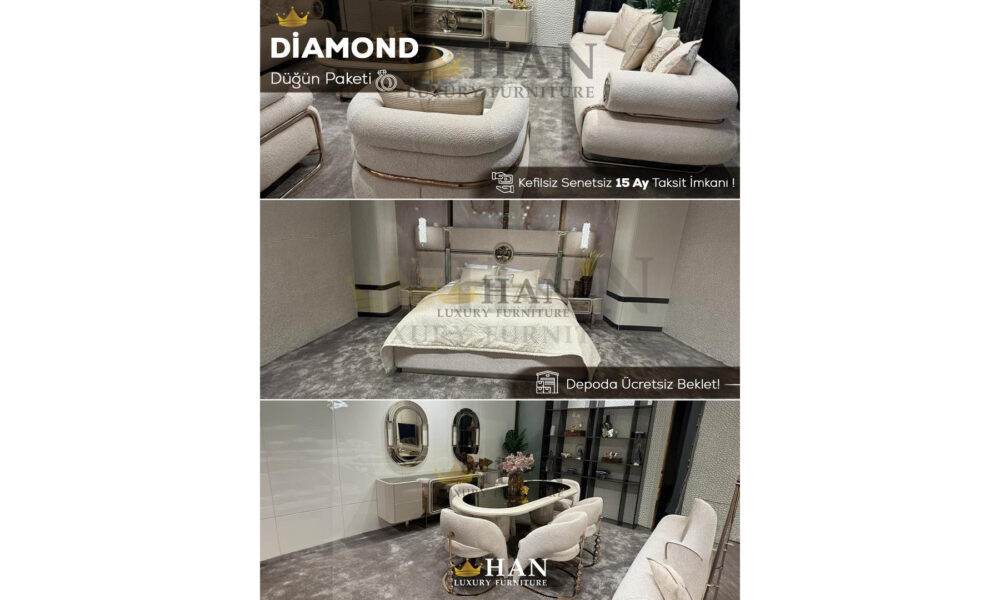 Diamond Düğün Paketi Han Mobilya