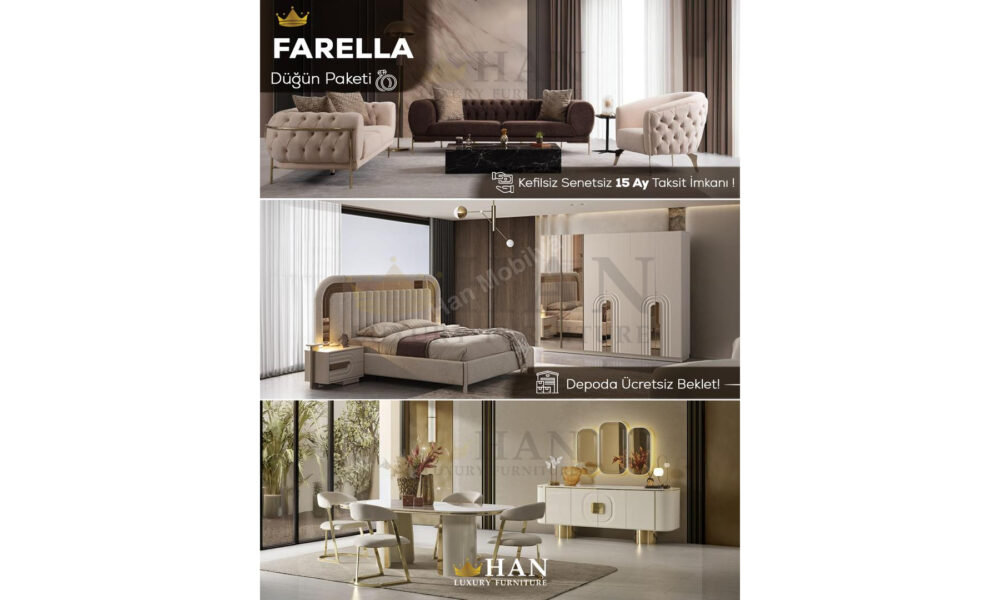 Farella Düğün Paketi Han Mobilya