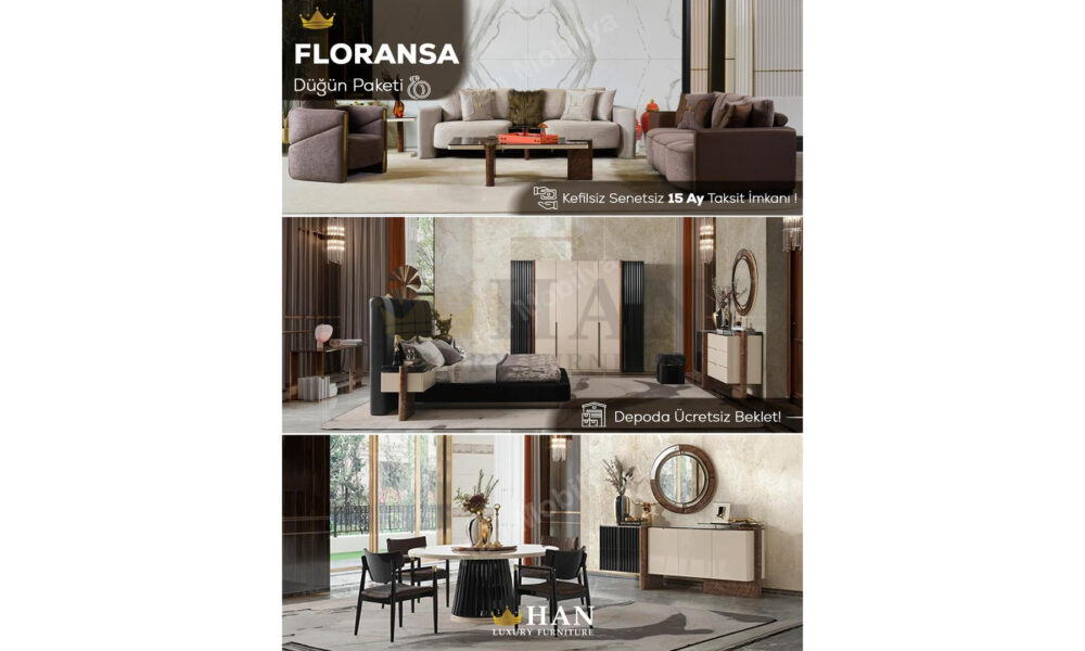 Floransa Düğün Paketi Han Mobilya