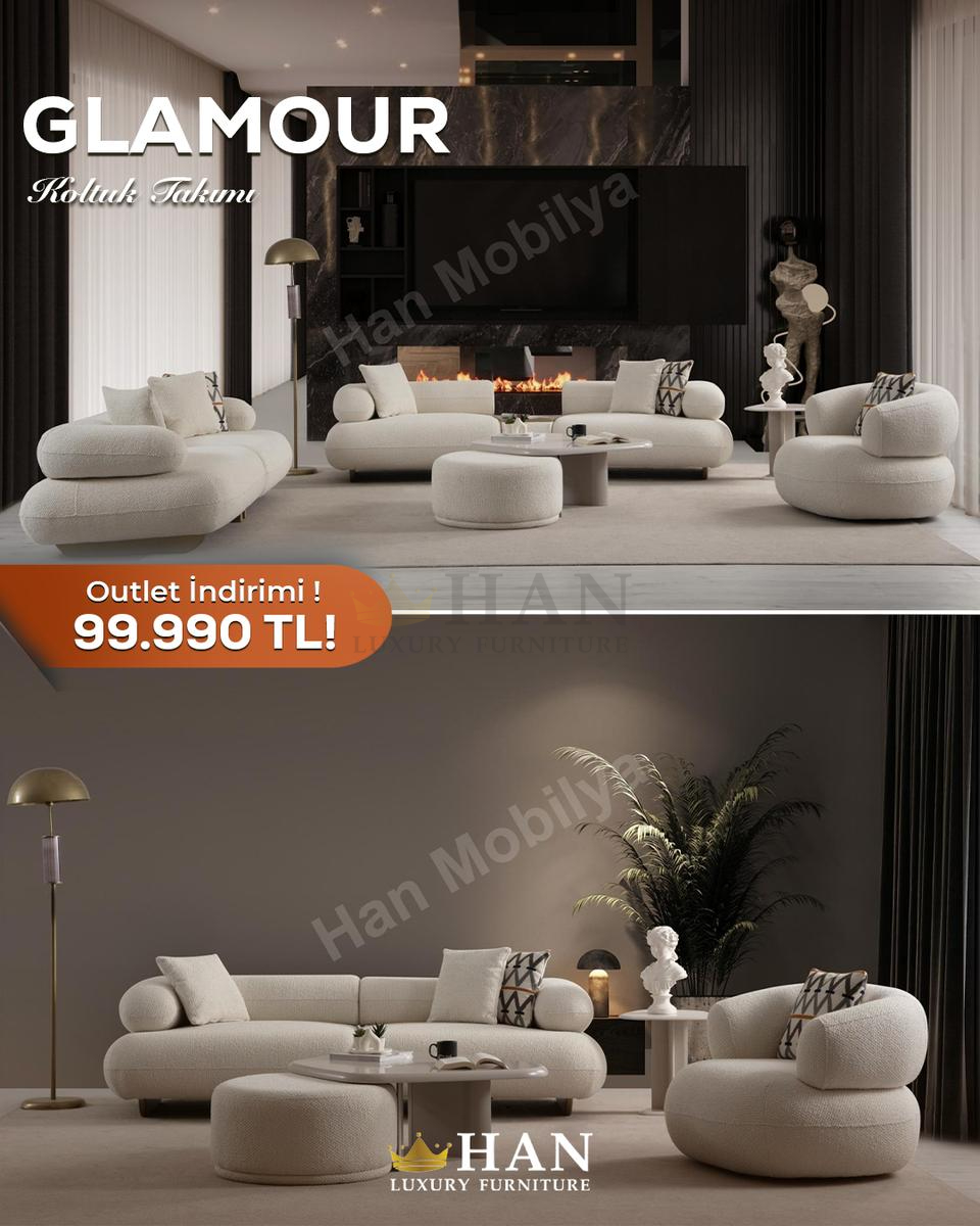 Glamour Koltuk Takımıı Han Mobilya Glamour Koltuk Takımıı Han Mobilya