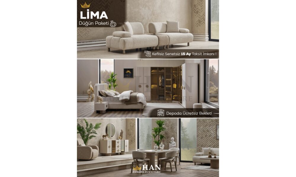 Lima Düğün Paketi Han Mobilya