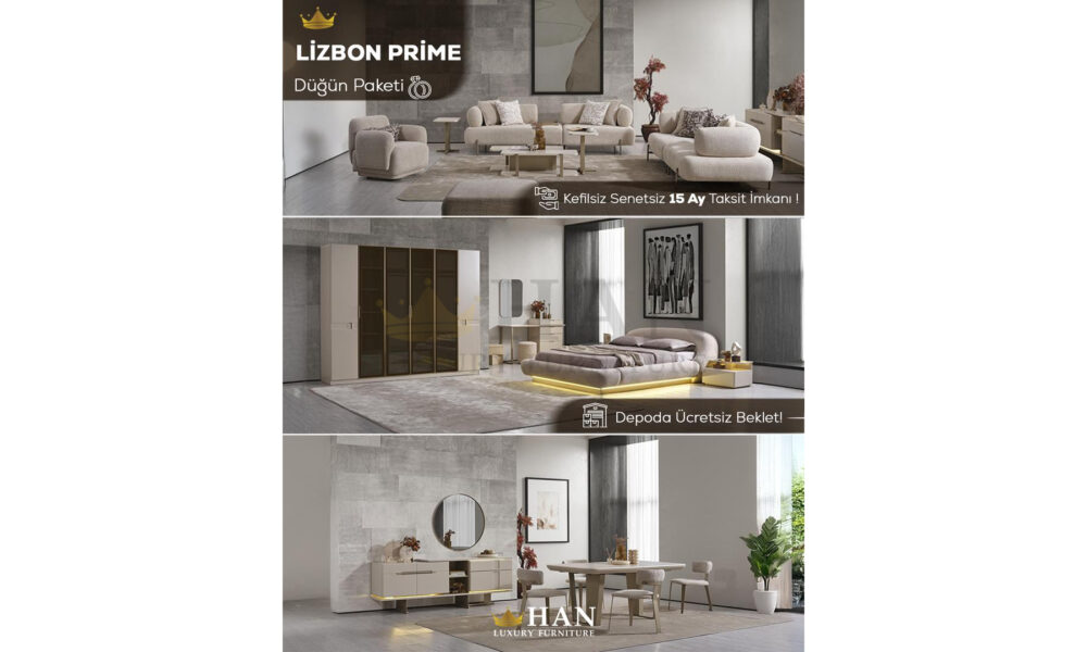Lizbon Prime Düğün Paketi Han Mobilya