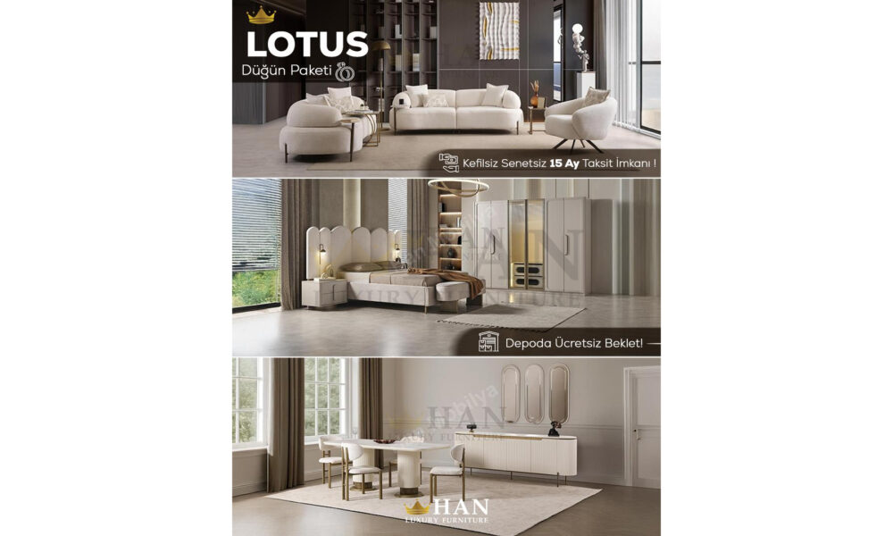 Lotus Düğün Paketi Han Mobilya