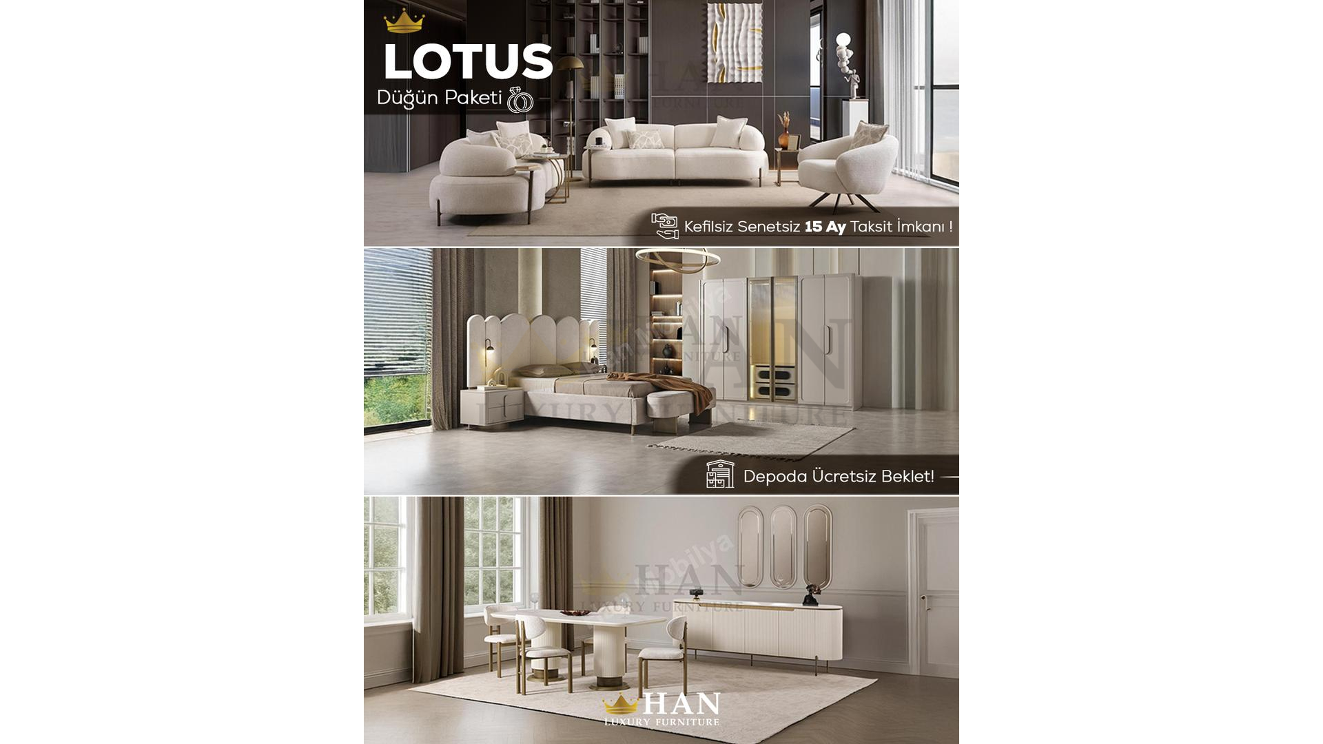 Lotus Düğün Paketi Han Mobilya Lotus Düğün Paketi Han Mobilya