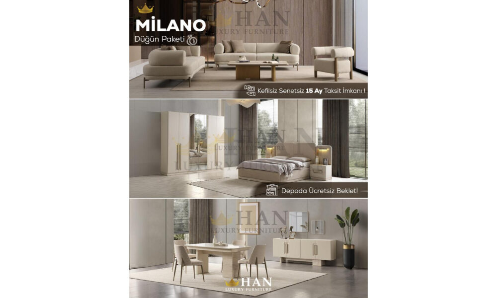Milano Düğün Paketi Han Mobilya
