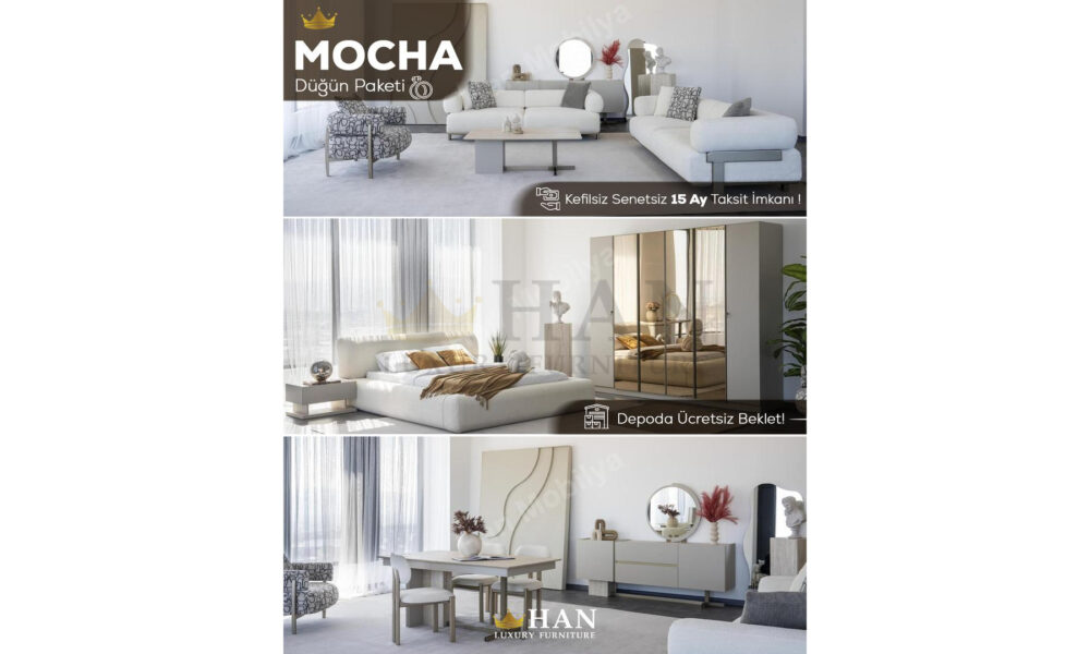 Mocha Düğün Paketi Han Mobilya