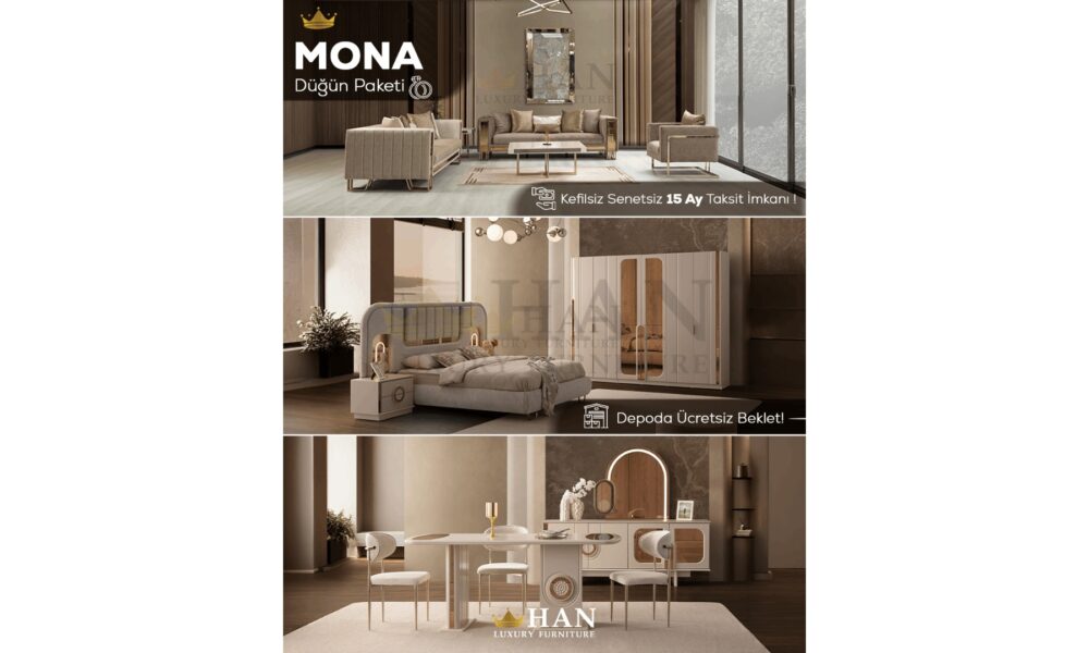 Mona Düğün Paketi Han Mobilya