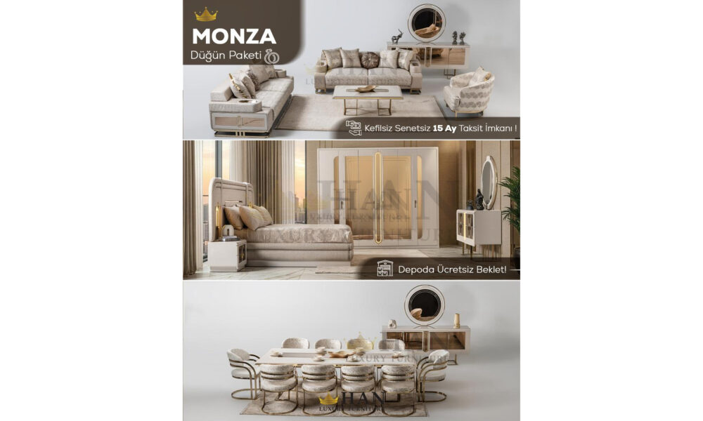 Monza Düğün Paketi Han Mobilya