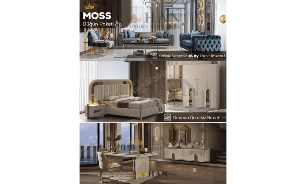 Moss Düğün Paketi Han Mobilya