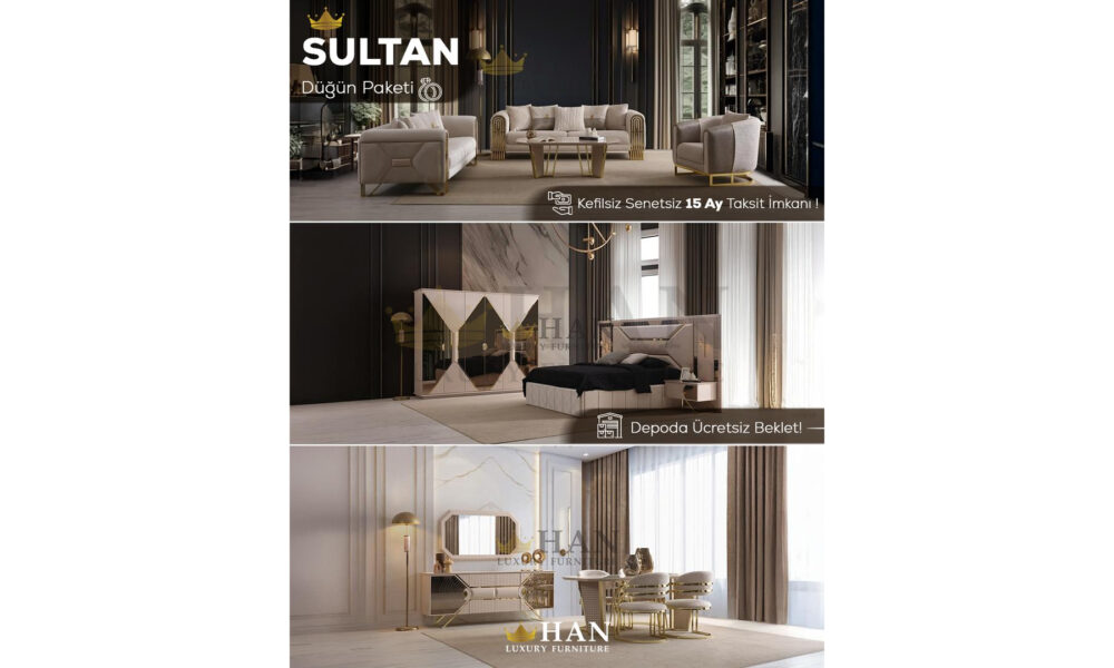 Sultan Düğün Paketi Han Mobilya