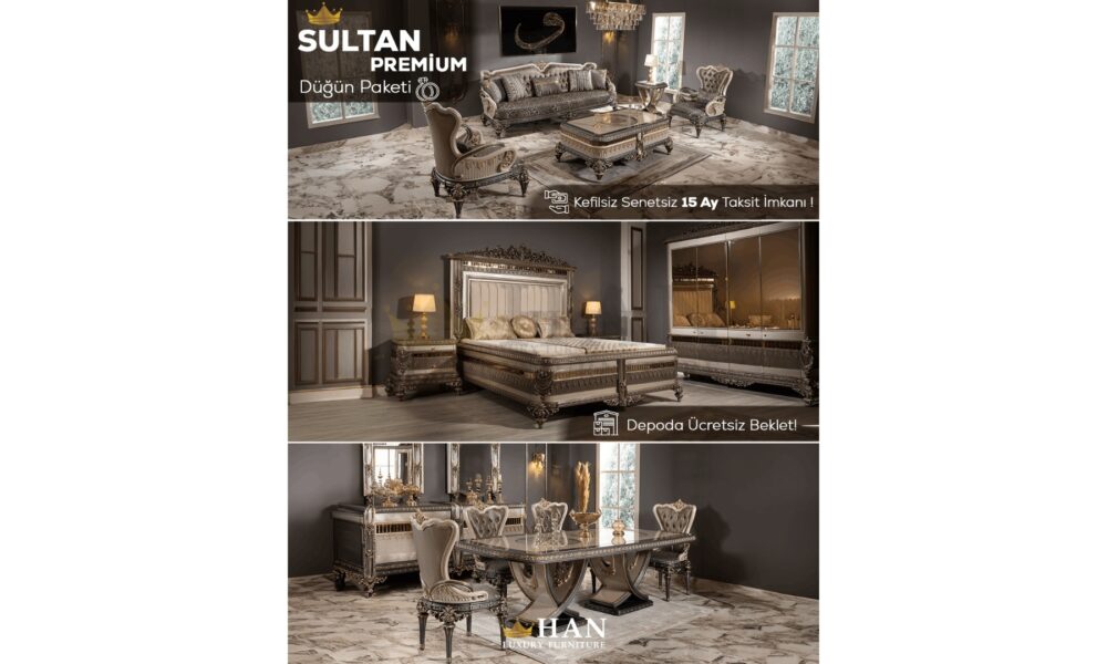 Sultan Premium Düğün Paketi Han Mobilya
