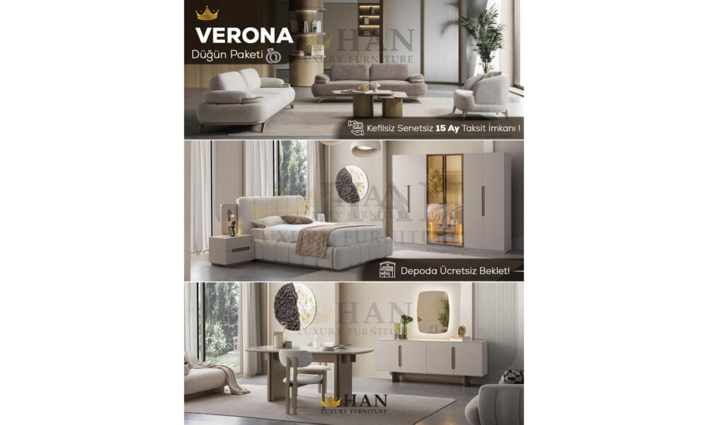 Verona Düğün Paketi Han Mobilya