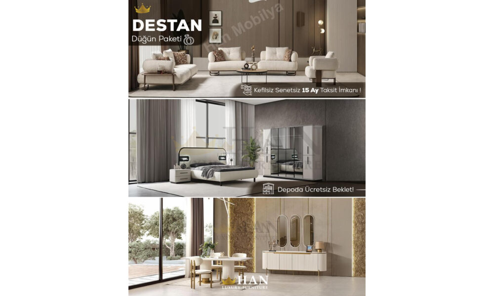 Destan Düğün Paketi Han Mobilya