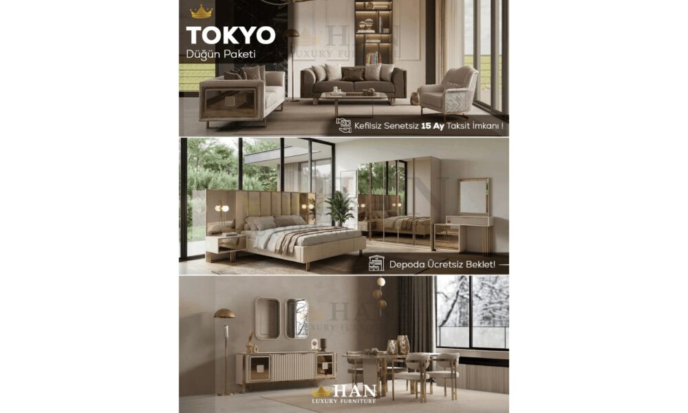 Tokyo Düğün Paketii Han Mobilya