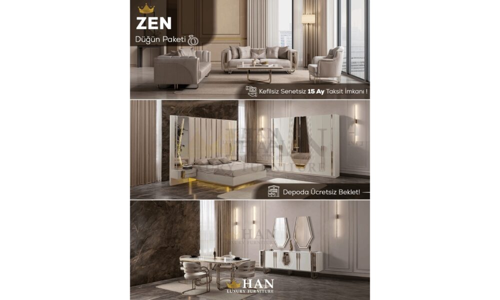 Zen Düğün Paketi Han Mobilya