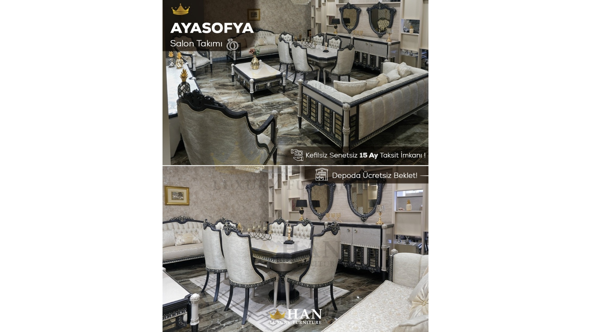 Ayasofya Classic Salon Takımı Han Mobilya Ayasofya Classic Salon Takımı Han Mobilya