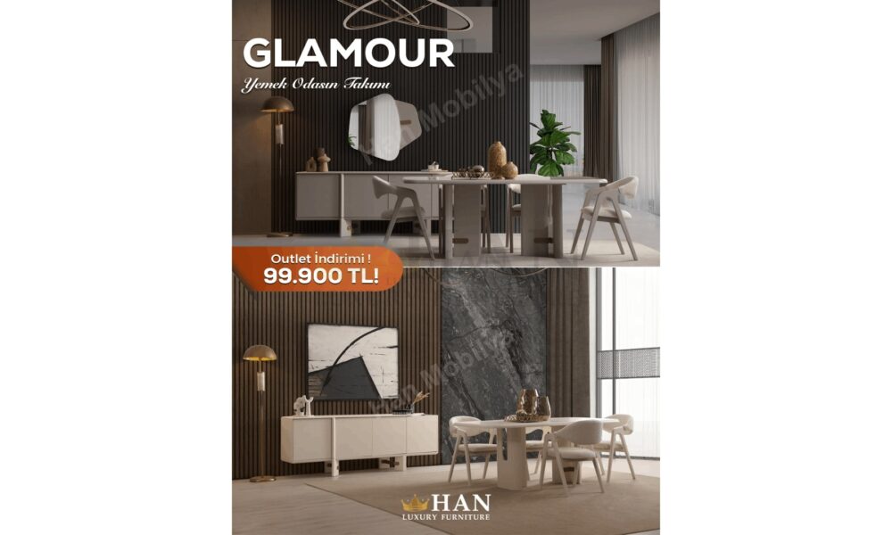 Glamour Yemek Odası Han Mobilya