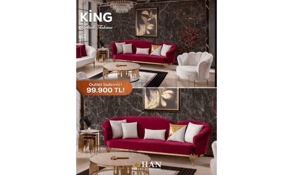 King Koltuk Takımı Han Mobilya