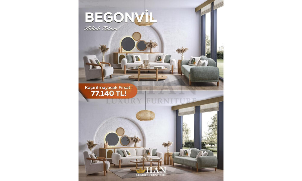 Begonvil Koltuk Takımı Han Mobilya