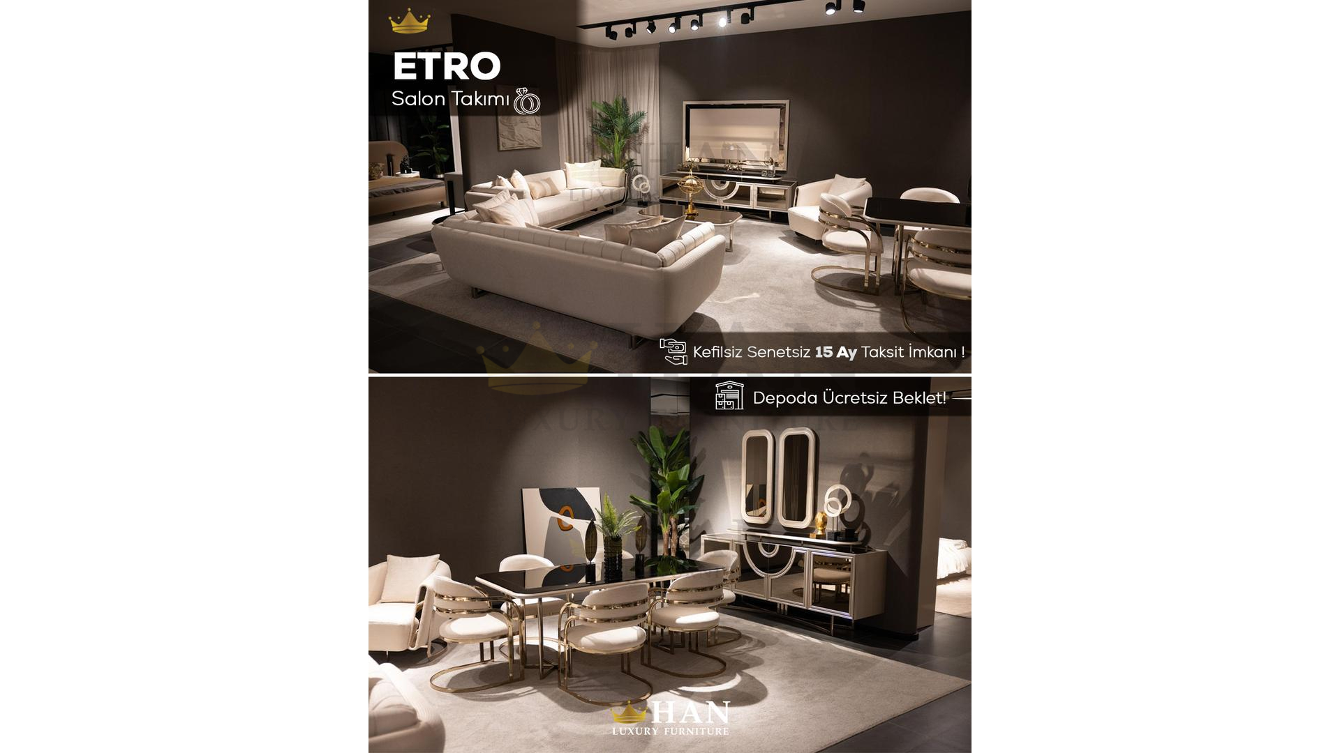 Etro Salon Takımı Han Mobilya Etro Salon Takımı Han Mobilya