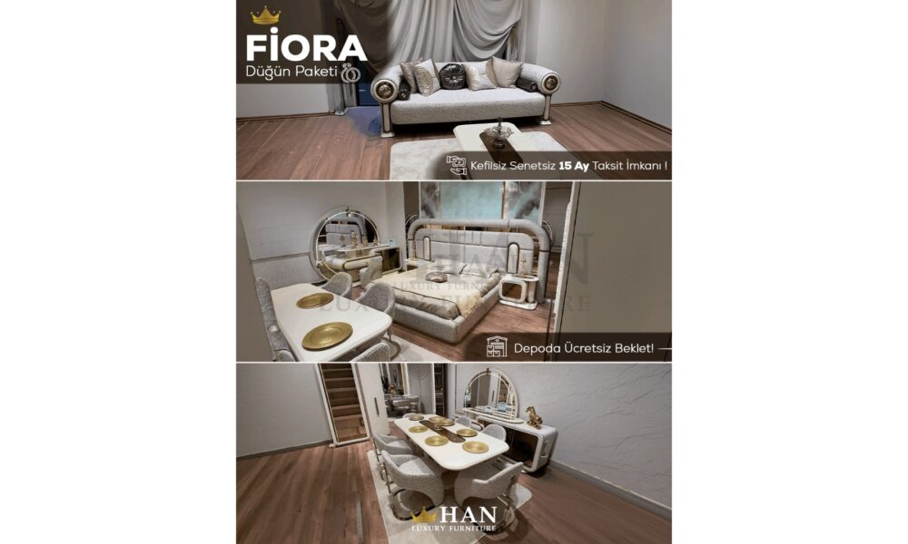 Fiora Düğün Paketi Han Mobilya