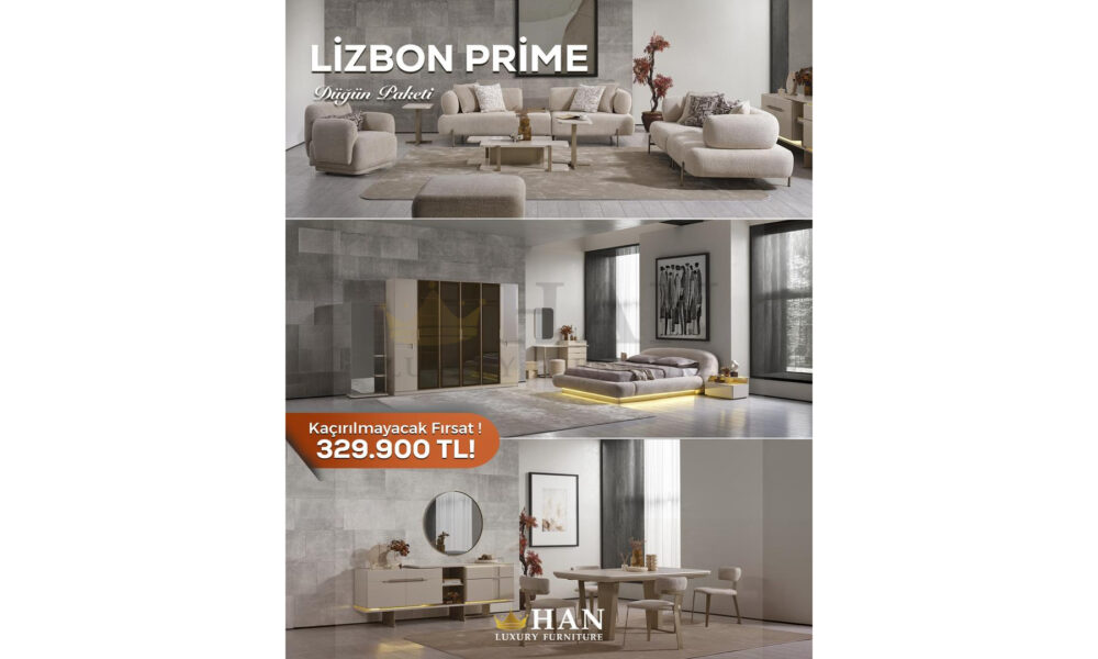 Lizbon Prime Düğün Paketi Han Mobilya