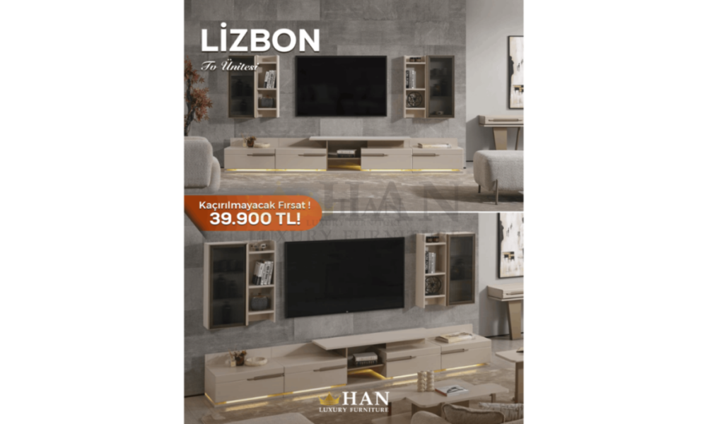 Lizbon Tv Ünitesi Han Mobilya