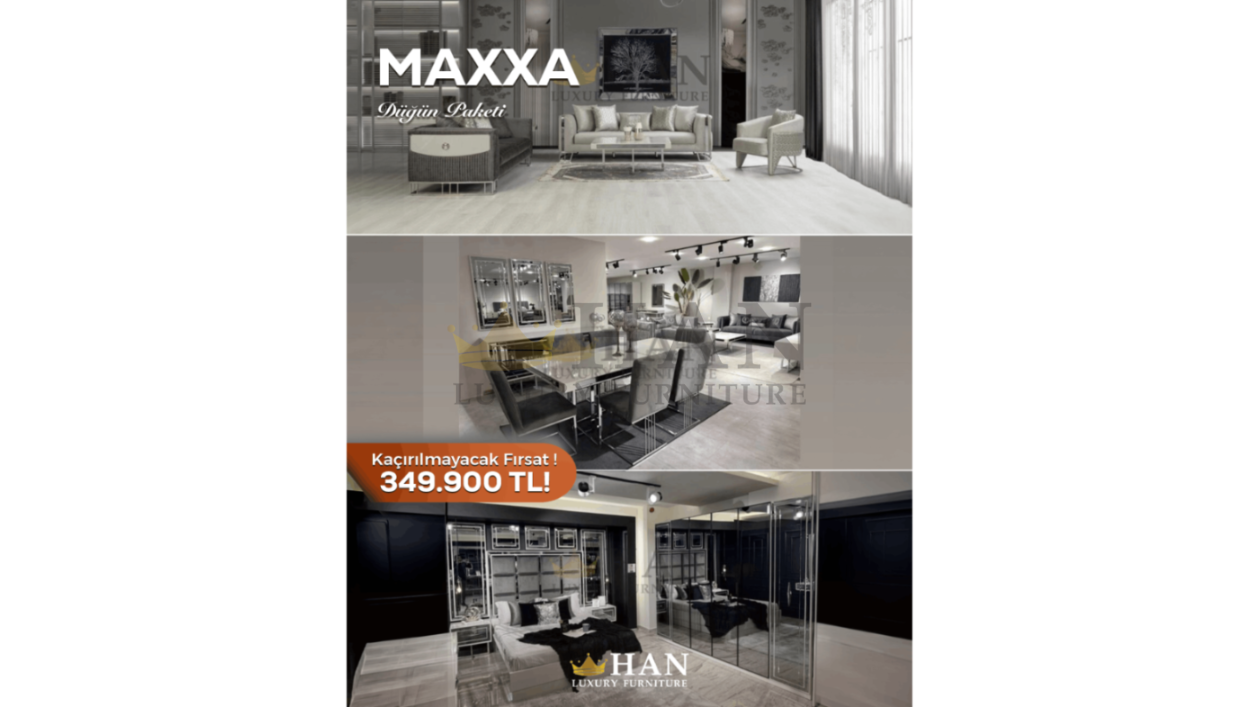 Maxxa Outlet Düğün Paketi Han Mobilya Maxxa Outlet Düğün Paketi Han Mobilya