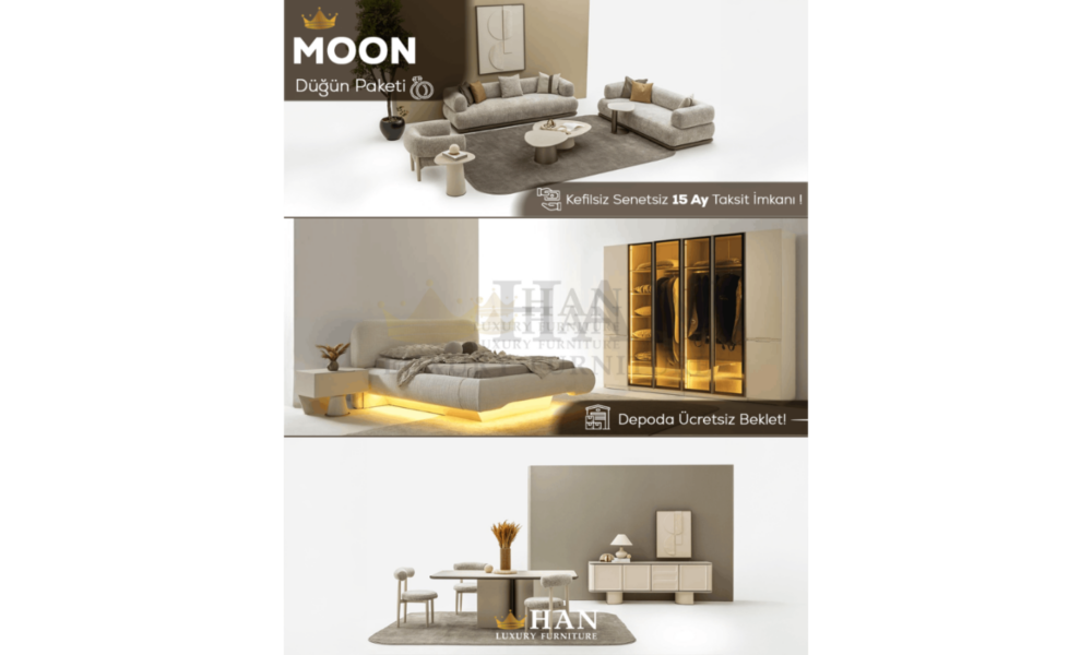 Moon Düğün Paketi Han Mobilya