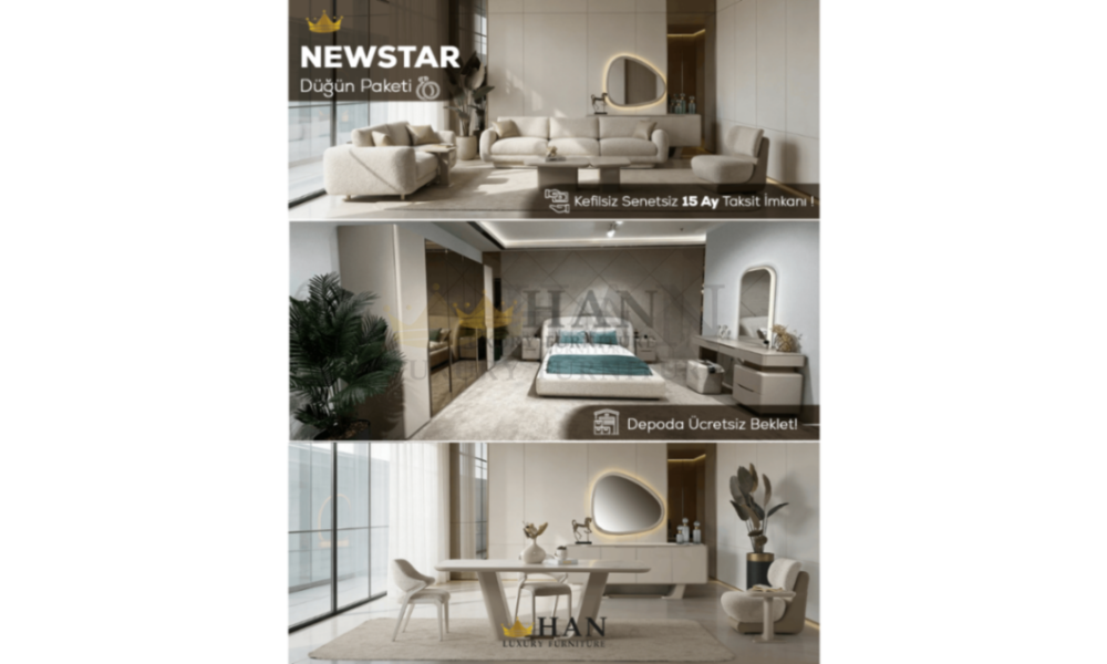 Newstar Düğün Paketi Han Mobilya