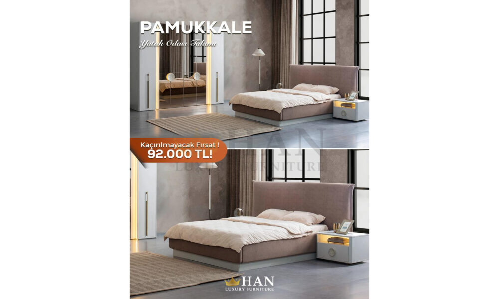 Pamukkale Yatak Odası Han Mobilya