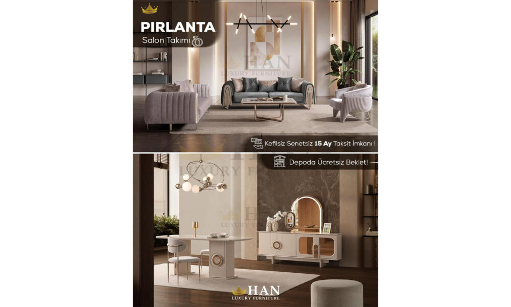 Pırlanta Salon Takımı Han Mobilya