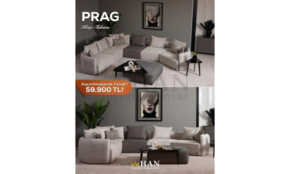 Prag Köşe Koltuk Takımı Han Mobilya