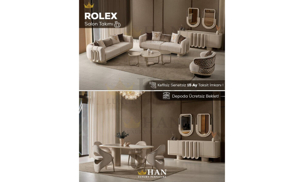 Rolex Salon Takımı Han Mobilya