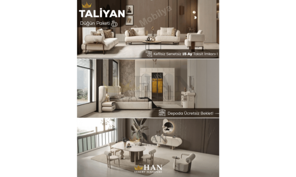 Taliyan Düğün Paketi Han Mobilya