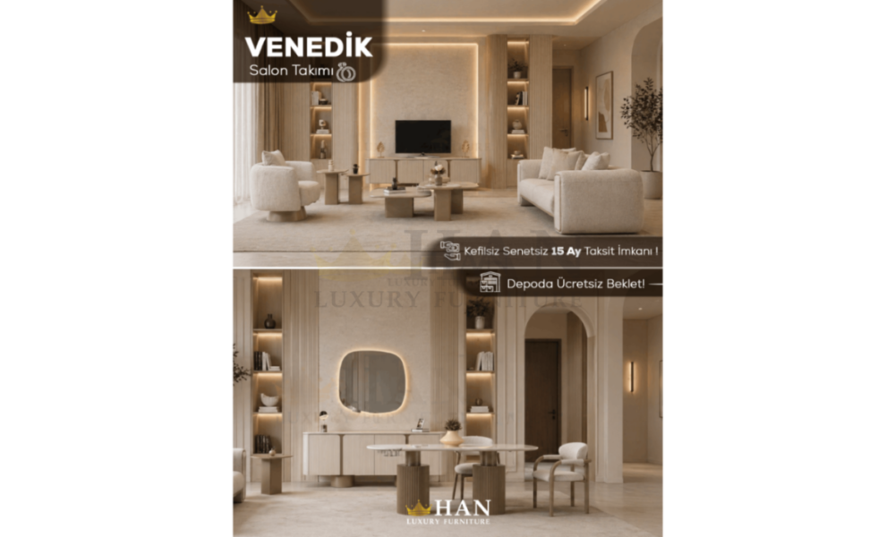 Venedik Salon Takımı Han Mobilya