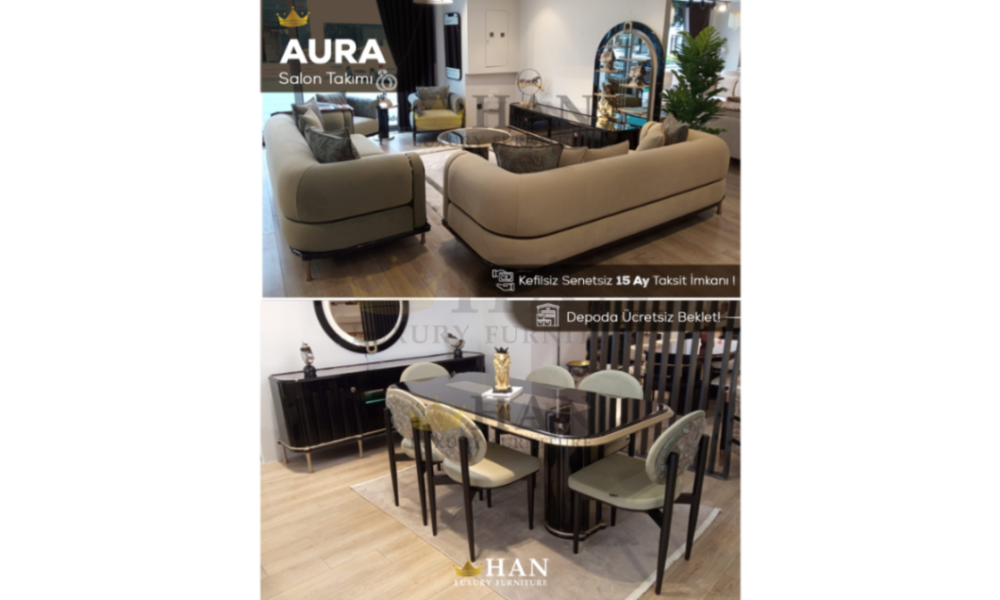 Aura Salon Takımı Han Mobilya