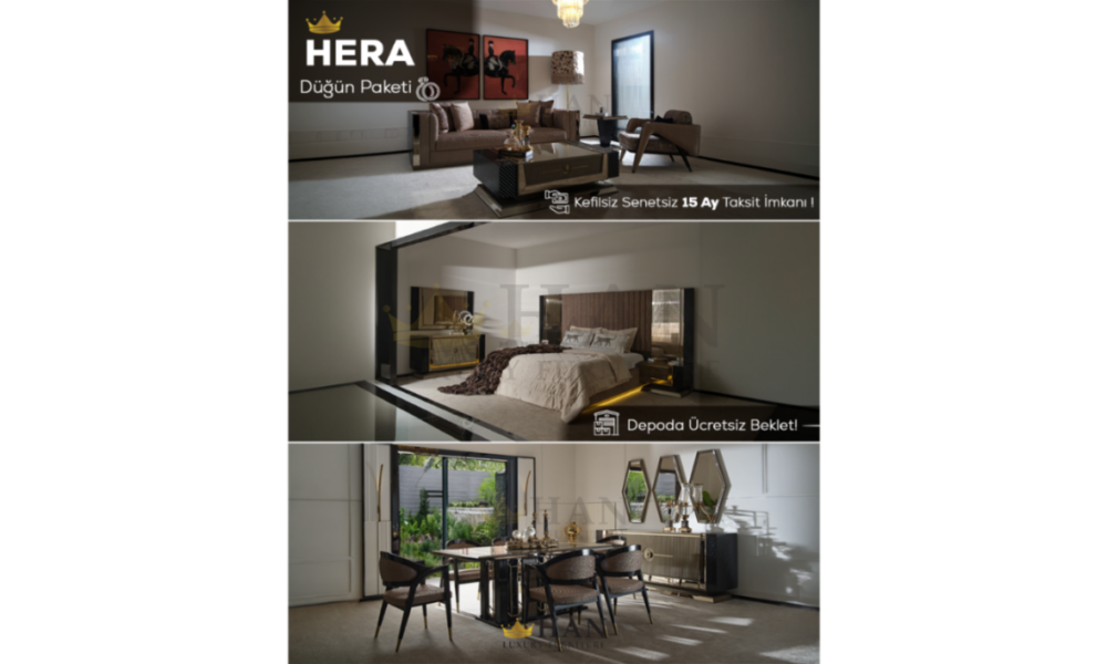 Hera Düğün Paketi Han Mobilya