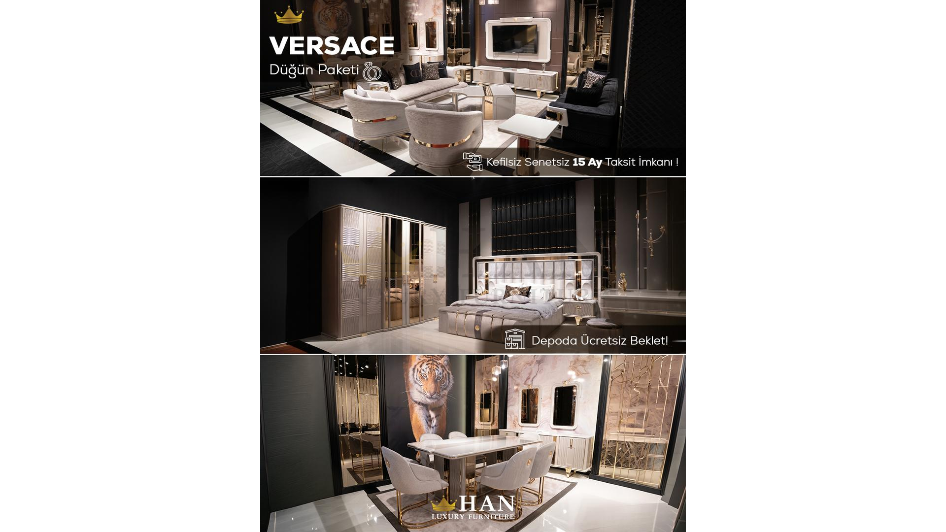 Versace Düğün Paketi Han Mobilya Versace Düğün Paketi Han Mobilya