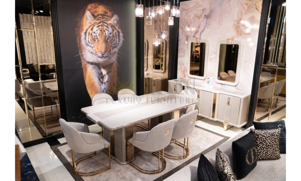 Versace Yemek Odası Han Mobilya