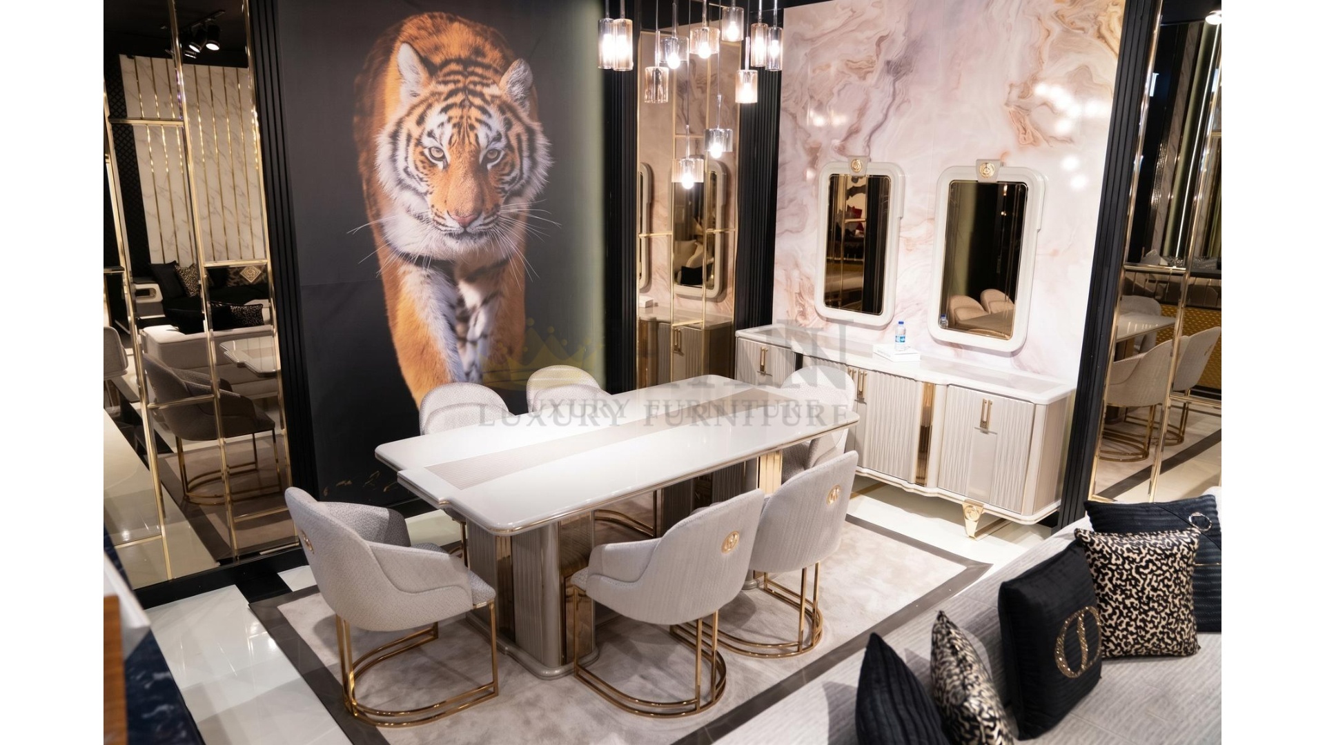 Versace Yemek Odası Han Mobilya Versace Yemek Odası Han Mobilya